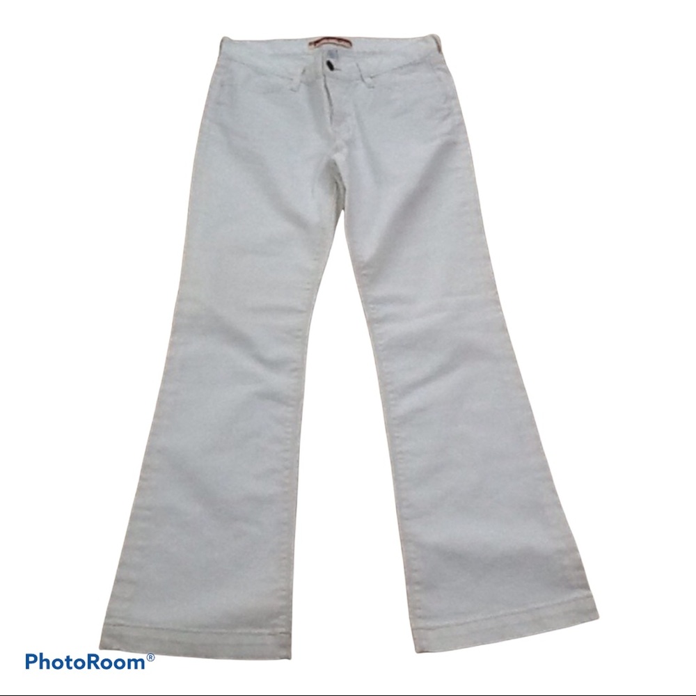 Gap Long‎ and Lean White Flare Jeans Sz 6R